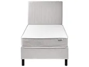 Divan Bed Fabric COUNTESS 90 x 200 cm (EU Single) Light Grey_1054505