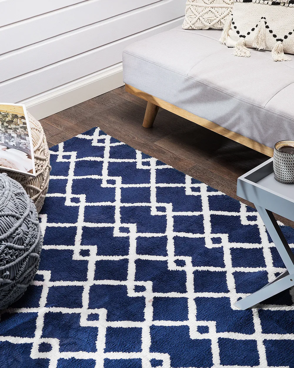 Rug SERRES Blue 160 x 230 cm