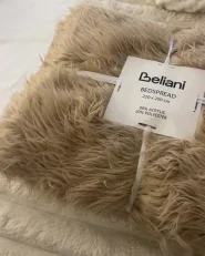 Tagesdecke DELICE 200 x 220 cm Hellbraun_1056820