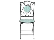 Bistro Set klappbar ANAPO Metall Schwarz_1021775