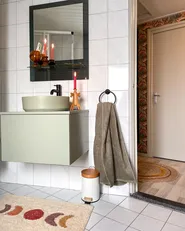 Badematte ESME Beige 50 x 80 cm Baumwolle_973092