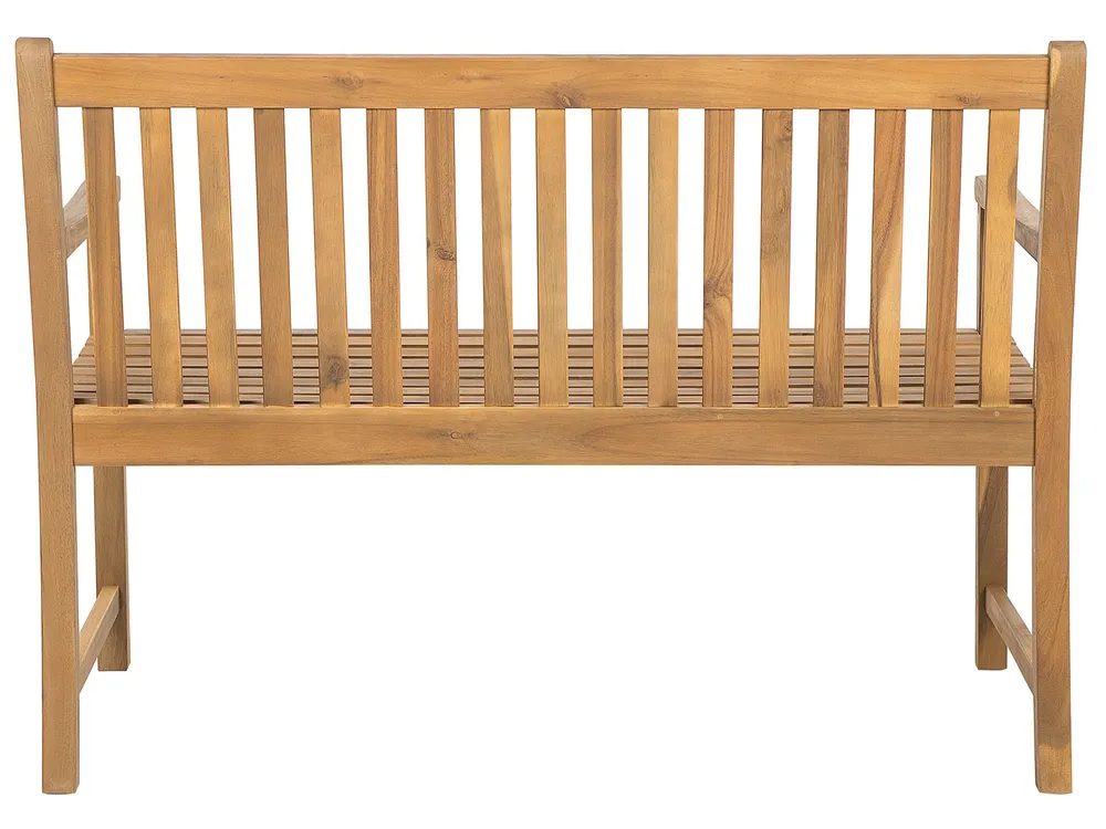 Gartenbank VIVARA 120 cm zertifiziertes Akazienholz Hellbraun_751317