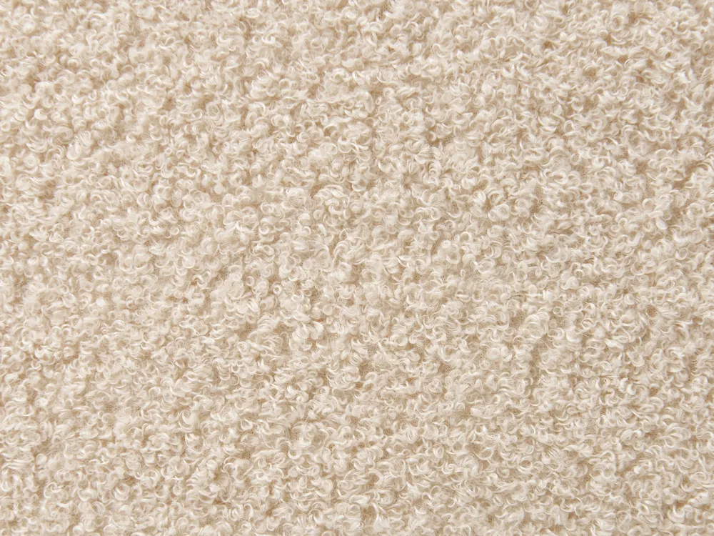 Bett mit Lattenrost Bouclé AMBILLOU 180 x 200 cm Beige_967562