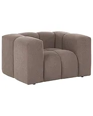 Fauteuil ANTOLA Bouclé Taupe_1161657