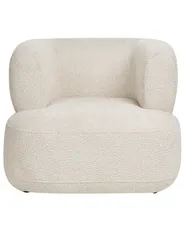 Sessel LOHJA Chenillegewebe Hellbeige_1079415