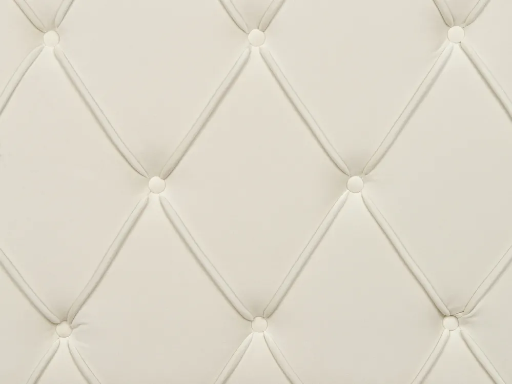 Bett mit Schubladen LIEVIN Samtstoff Hellbeige 140 x 200 cm_902403