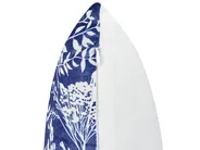 Gartenkissen 2er Set GLIMMER Pflanzenmuster 30 x 50 cm Blau_979573
