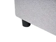 Bed with Storage Drawers without Headboard PRADES Fabric Light Grey 140 x 200 cm (EU Double)_996097