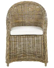 Gartensessel SUSUA Rattan Naturfarben_824177