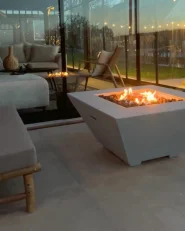 Gas Fire Pit KATMAI Concrete Light Grey_998198