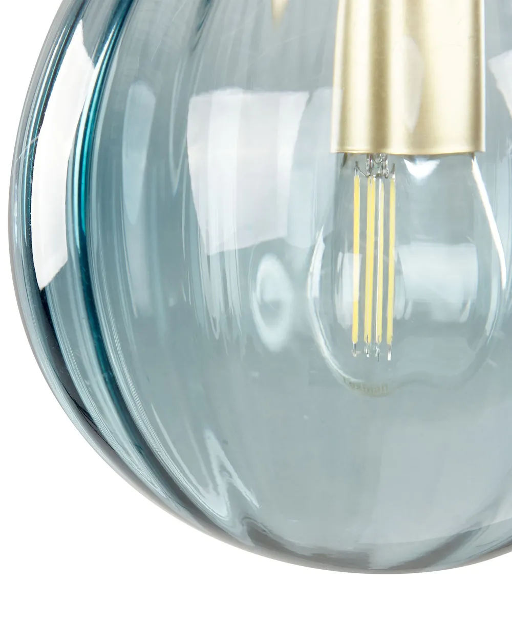 Wandlampe BOOMI Metall Blau_872724
