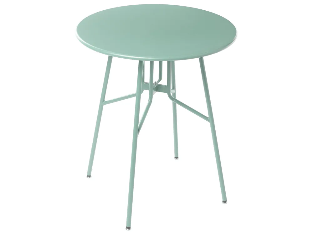 Outdoor Bistrotisch TALTAL 64 cm 64 cm Metall Hellgrün