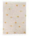 Kinderteppich DARDERE Gelb 140 x 200 cm Baumwolle
