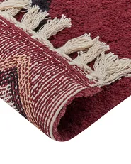 Rug SIIRT Red 160 x 230 cm Cotton_839608