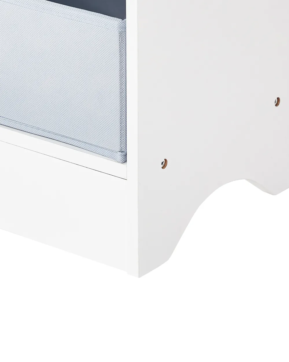 3 Tier Bookcase TUMBY 74 cm White_963091