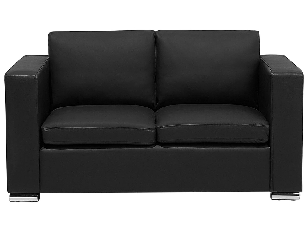 Premium Ledercouch Schwarze Ledercouch Textur