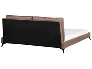 Bett mit Lattenrost Bouclé MELLE 180 x 200 cm Braun_965718