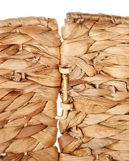 Weihnachtsbaumkragen FLATEYRI 50 cm Wasserhyazinthe Naturfarben_880260