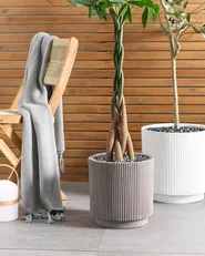 Blumenkübel DARIA 30 cm Taupe_960425