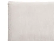 Bett mit Lattenrost Cord MELLE 180 x 200 cm Hellbeige_882253