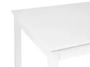 Dining Table BARLEE White 120 cm 75 cm Poplar Wood_975531