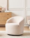 Drehsessel DAVIK Bouclé Beige
