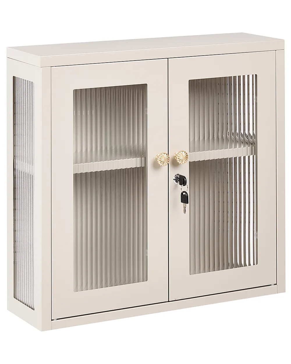 Wandschrank HARLYN 60 cm Metall Beige