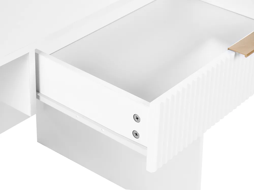 Schreibtisch LUTETIA 120 cm 60 cm Weiß_1068119