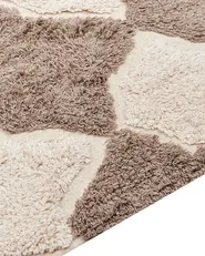 Rug SINOP Beige 80 x 150 cm Cotton_839725