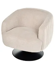 Drehsessel NORAGER Stoff Hellbeige_1165191