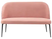 Esszimmerbank 2-Sitzer OSBY Stoff Rosa_929158