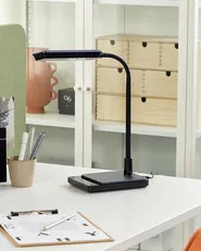 LED Desk Lamp CENTAURUS with Dimmer Metal Black_854011