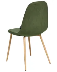 Esszimmerstuhl 2er Set HILDEN Cord Grün_995205