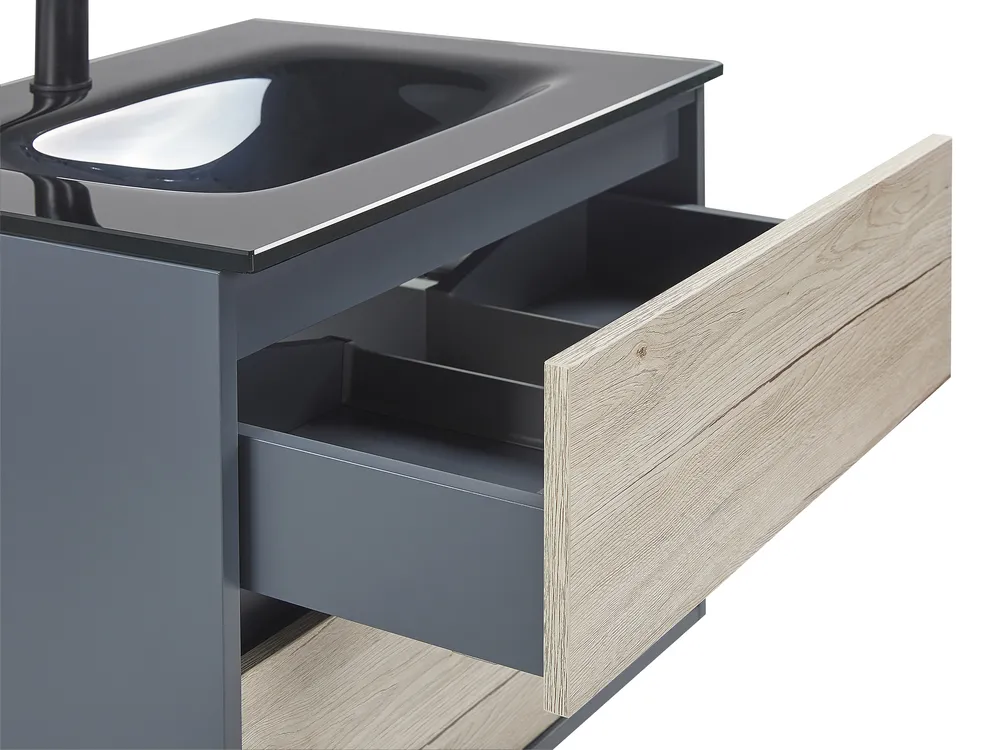 Bathroom Vanity Set TERUEL Grey_820983
