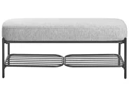 Schuhbank TRUCKEE Stoff Grau_1059073