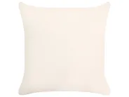 Dekokissen 2er Set CATALPA 45 x 45 cm Baumwolle Weiß Geometrisches Muster_843491