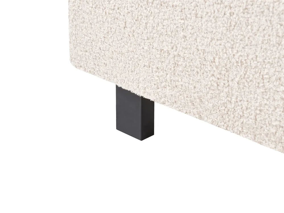 Krevet Buklé ALBI 120 x 200 cm Krem bijela_1060923
