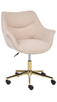 Desk Chair ARDELLE Boucle Beige_1085703