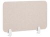 Schreibtischtrennwand WALLY 72 x 40 cm Beige