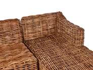 Garden Corner Sofa 3 Seater BRIATICO Rattan Natural Left Hand_928288