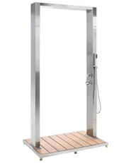 Freestanding Outdoor Shower SURAMA Silver_1079141