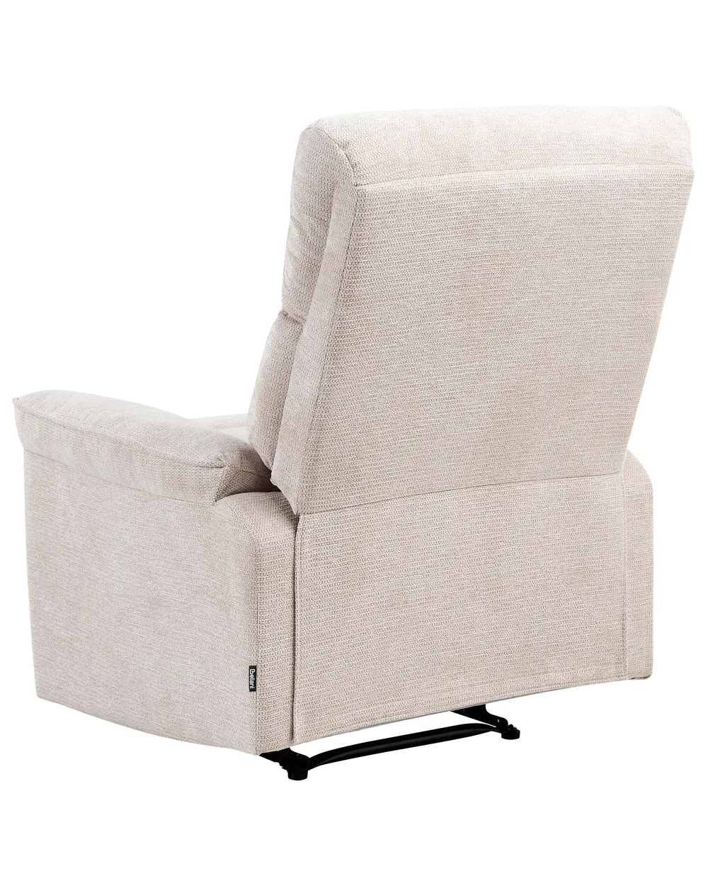 Fernsehsessel EVERTON mit Fußstütze Stoff Beige_963722