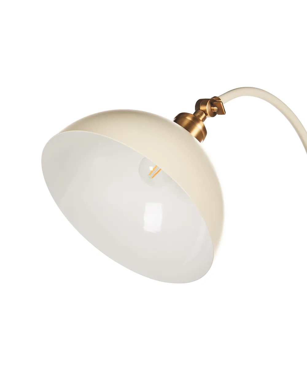 Stehlampe LENNON verstellbar Metall Hellbeige_948929