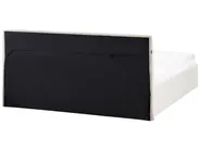 Postelja s prostorom za shranjevanje ORBEY Knjižica Kremasto bela 140 x 200 cm_981711