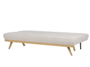 Schlafsofa 2-Sitzer KALFAFEL Stoff Hellbeige_907876