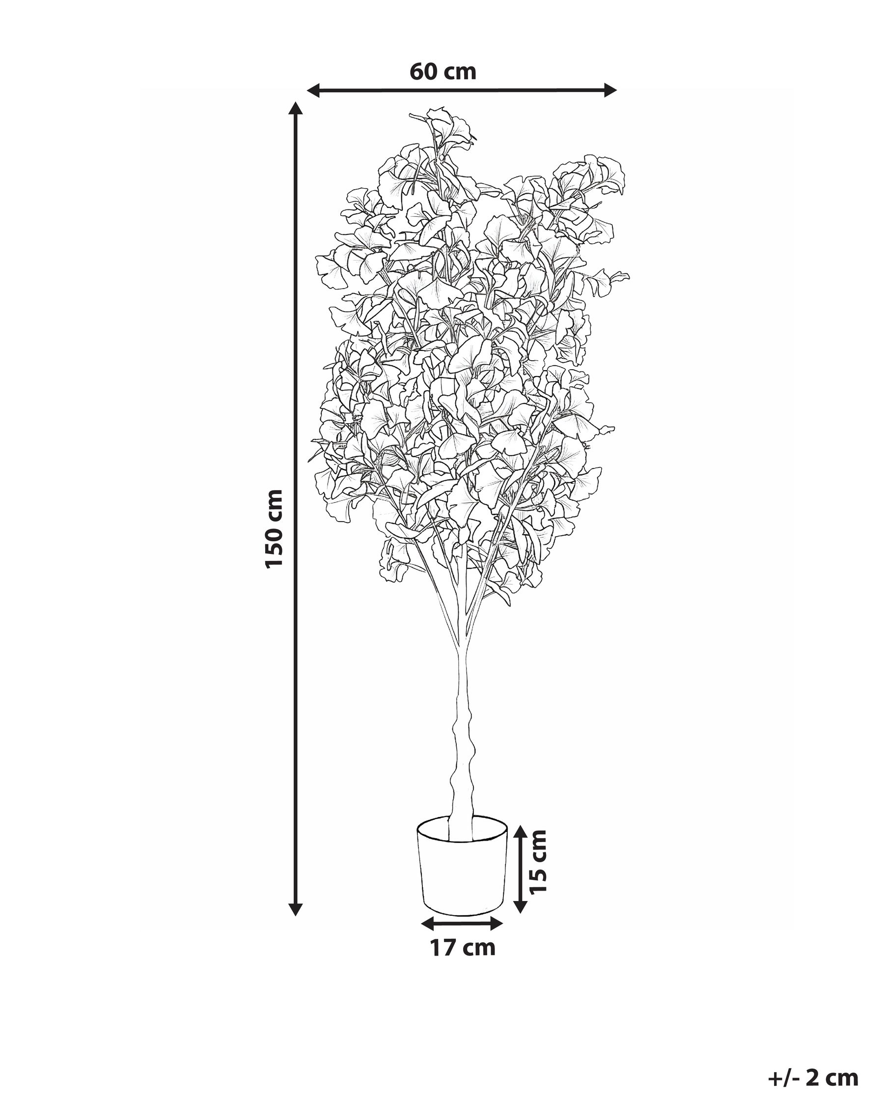 Artificial Plant GINKGO TREE 150 cm Green_1028533