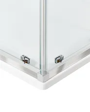Duschkabine TELA 90 x 90 x 185 cm Silber_944638