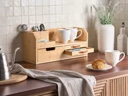 Kitchen Organiser FOUGASSE Bamboo Light Brown_1074294