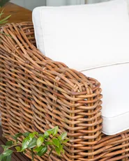 Garden Corner Sofa 3 Seater BRIATICO Rattan Natural Left Hand_928281