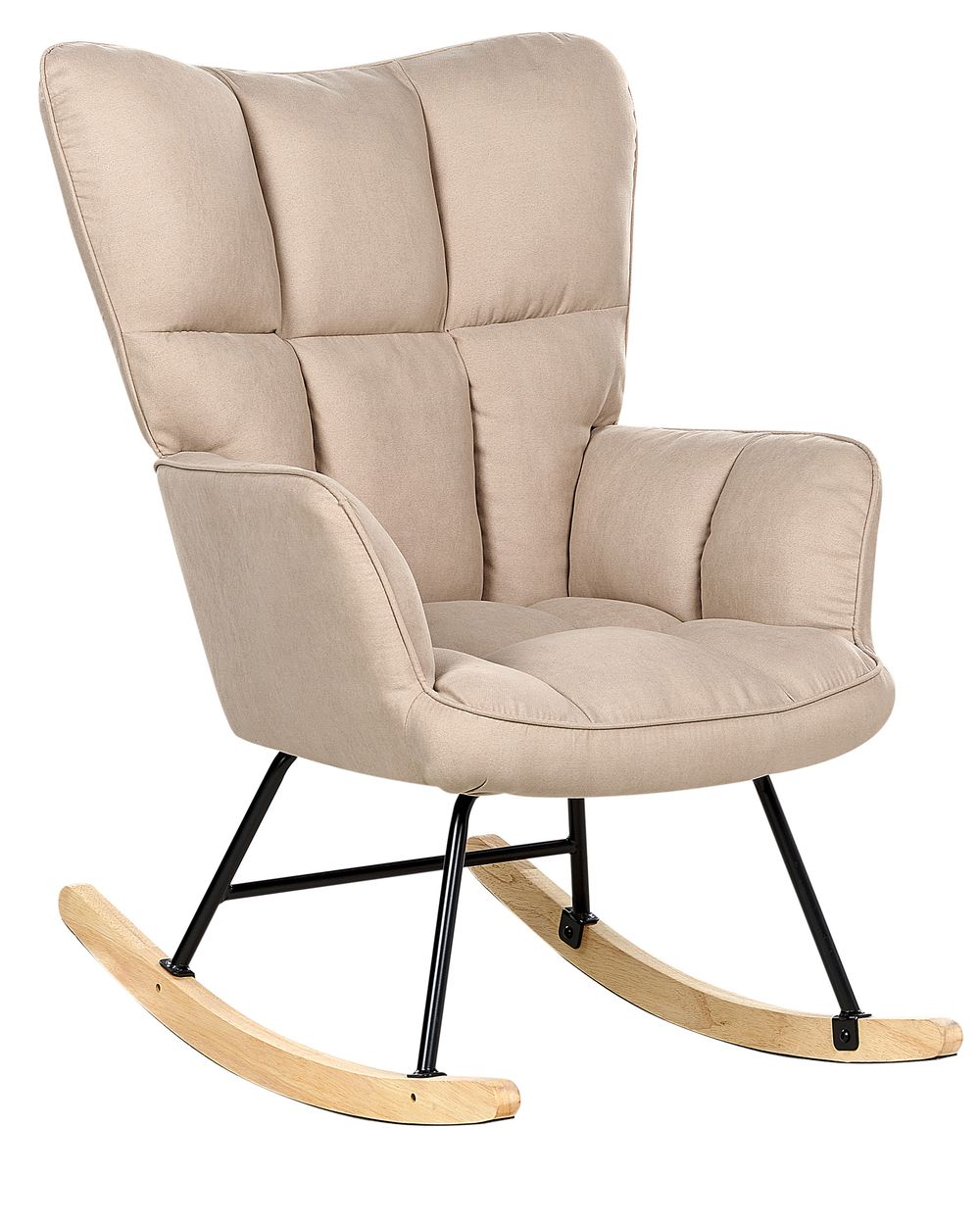 Schaukelsessel OULU Stoff Beige